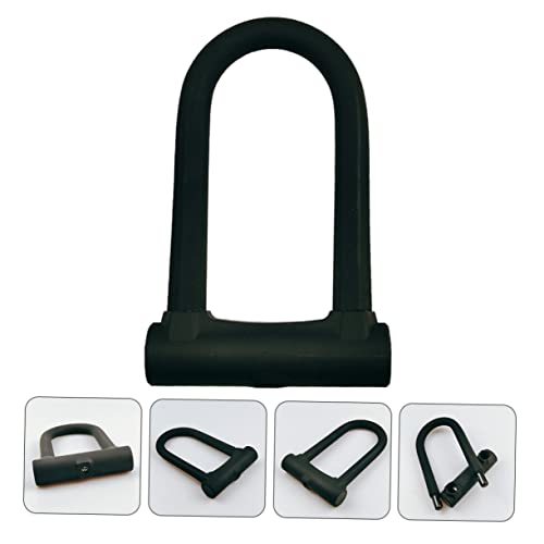 Garneck 1 Conjunto De Cadeado Em U Para Serviço Pesado Acessórios Para Bicicleta U Grilhão Cadeado S