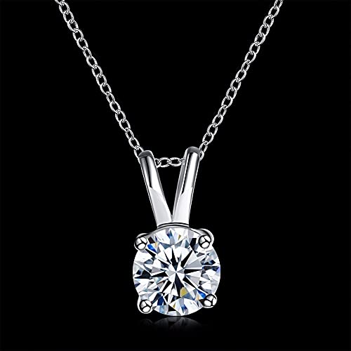 Collier en argent 925 étincelant avec cristaux durables - 4