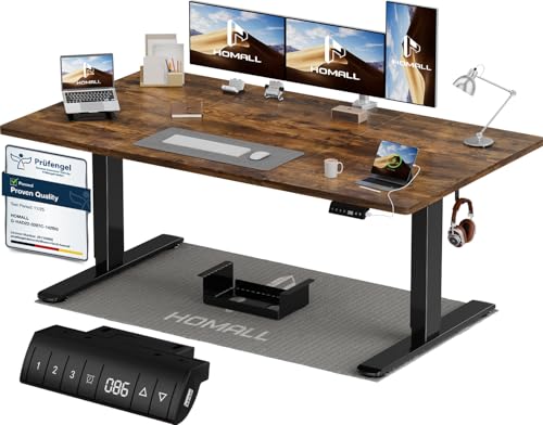 Homall 160x80 CM Escritorio Elevable Regulable
