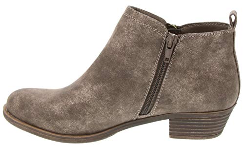 Rampage Women's Tarragon Ankle Bootie Brown Metallic 11