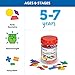 Learning Resources Translucent Geometric Shapes - 408 Pieces, Grades Pre-K+ | Ages 4+ Preschool Learning Materials, Manipulative Shapes, Early Geometry Skills, Classroom Accessories, Teacher Aids