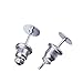 100 Pieces Stainless Steel Bullet Clutch Earrings Safety Backs and Blank Earring Pin Studs Findings Posts (Silver)