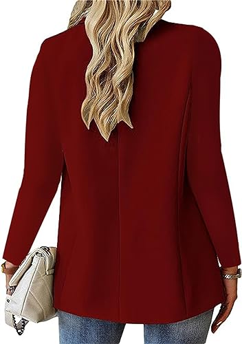 Blazers for Women Business Casual Suit Jackets Work Office Dress Blazer Trendy Elegant Lapel Long Sleeve Jacket2