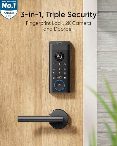 eufy Security Video Smart Lock E330, Fingerprint Keyless Entry Door Lock - image 2