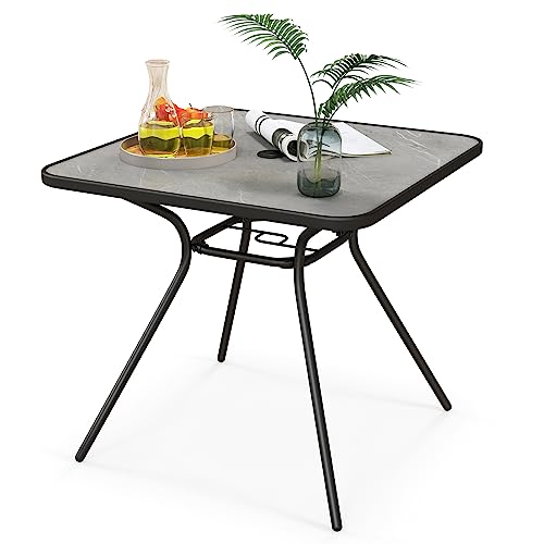 Table extérieure résistante aux intempéries GOPLUS pour 4 personnes - 2