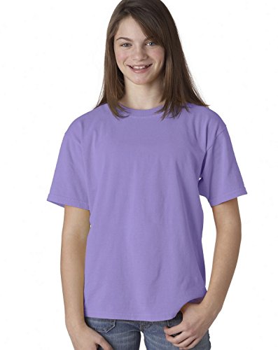 Chouinard 9018 Youth Garment-Dyed Ring-Spun Cotton Tee Violet Medium