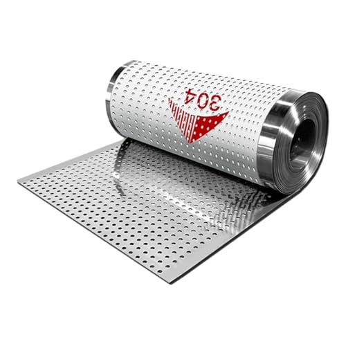 Onxyrbyte Chapa Perforada,Placa Perforada AnticaíDas,304 Inoxidable Acero Perforada Chapa,Placa De PerforacióN De Valla De Seguridad AnticaíDa Y Ant,FáCil De Instalar,para Balcones