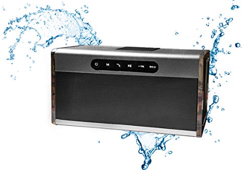 Image of 3 idea Imagine Create Print Tessco FS-304 Portable Wireless Bluetooth Speaker | Portable Wireless Speaker Compatible with Phone, Tablet, TV (Silver)