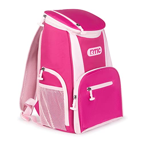 RTIC Lightweight 15-Can Backpack Cooler in Very Berry