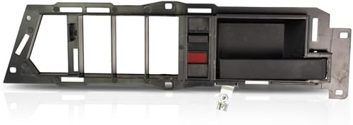 Miniatura 1 de KarParts360 Para Chevy C1500 - Manija de puerta interior del lado del pasajero delantero negro 1988-1994  con botón de bloqueo de puerta  Recorte