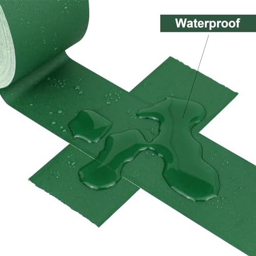 Image of BOMEI PACK 3 Pack Dark Green Gaffer Tape 2inch x 20yds, Matte Non-Reflective Stage Tape, No Residue Hand Tear, for Labeling, Cable, Photo Studio, Painters and Ductwork