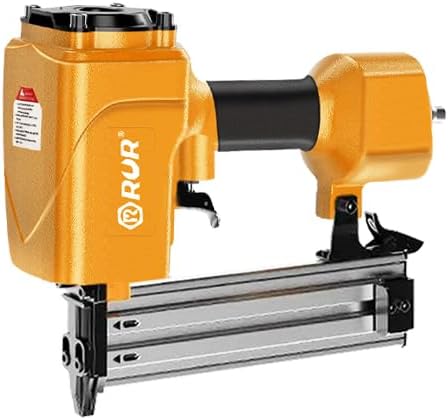 Pneumatic nail gun, size 20 pneumatic straight nail gun, with 2000 nails, suitable for interior decorating, DIY projects, and woodworking