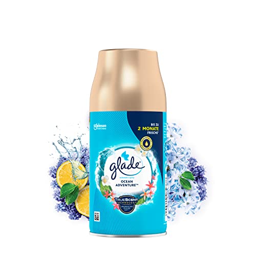 Glade (Brise) Lot de 4 recharges automatiques en spray parfum d'ambiance Ocean Adventure (4 x 269 ml)