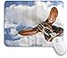 Produktbild Mauspad basset hound flying through air sky kundenspezifische kunst mousepad rutschfeste gummibasis für computer laptop schreibtisch schreibtischzubehör