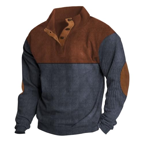 Sweater homme coupe ample pour l'extérieur en coton doux