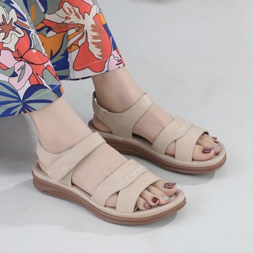 Flat Sandals For Women Comfort Lightweight Open Toe Low Top Outdoor Casual Walking Beach Shoes Women's Sport Sandals2