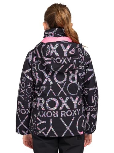 Miniatura 3 de Roxy Jetty Girl Jk Chaqueta, True Black Lluvia Rg, Estándar Para Niñas