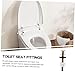 HEALLILY 2Pcs Heavy Duty Toilet Tank to Bowl Bolt Kit with Washers and Nuts Toilet Seat Fitting Tool for Easy Installation and Replacement Stable and Secure Fixing