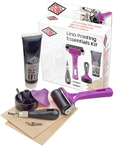 Essdee Lino Printing Essentials Kit, Black/ Blue