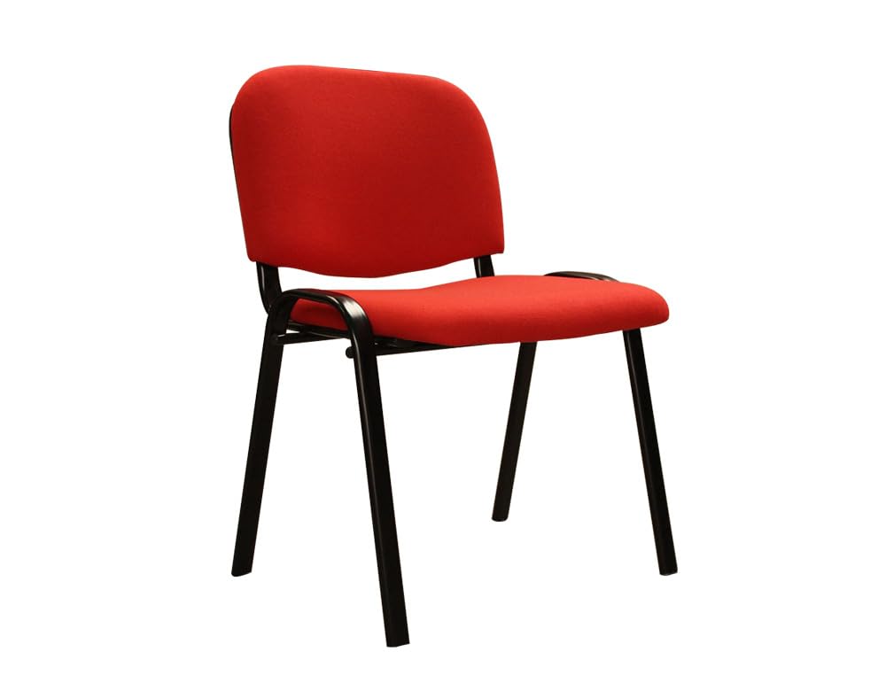 Silla confidente de oficina Q-Connect KF10882, rojo
