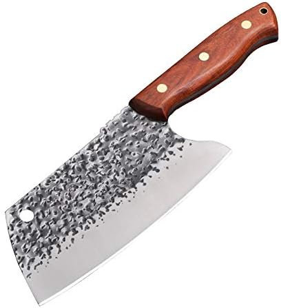 DAXXIN Meat Cleaver,Cleaver Knife, High Carbon Steel Forging Handmade Household Chef Special Slicing Knife Sharp Bone Cutting Meat Knife Kitchen Knife