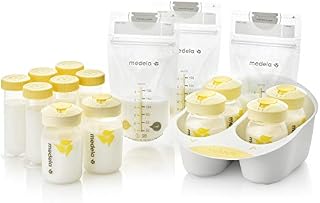 Medela Breast Milk Storage Solution Set, Breastfeeding Supplies & Containers, Breastmilk Organizer, Made