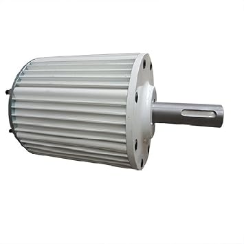 Micro Wind Turbine, 1000W 2000W 3000W 4000W 5000W 10KW 3 Phase Gearless Permanent Magnet Generator 48V AC Alternator Wind Water Turbine High Wind Energy Utilization  Size With Base , Color 24V_20
