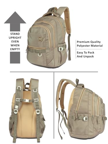 Image of Lavie Sport Harbour Laptop Backpack | 36 Liters | Fits Upto 16 Inch | Laptop Compatiable | Rain Cover | Gift for Boys & Girls