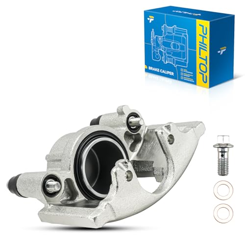Image of PHILTOP Front Left Brake Caliper w /o Pads Compatible with 1988-1999 C1500 Front Left, 1988-1999 K1500 Front Left, OE# 18-4300, Replacement Disc Brake Caliper Assembly