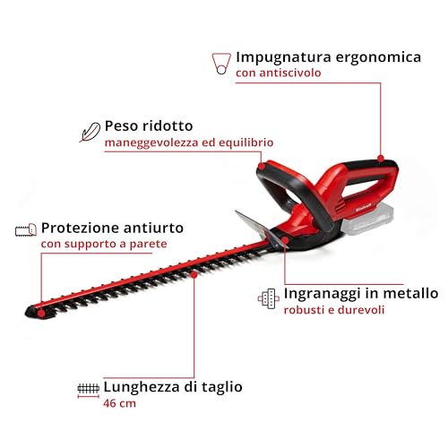 Tagliasiepi batteria Einhell 3410642 POWER X CHANGE Ge Ch 1846 Li Solo - 3