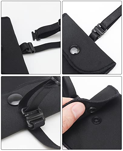 Lapinchen Hidden Bra Wallet, Travel Neck Pouch & Secert Money Pocket For Woman To Keep Valuables Safe For Secure Travel With Adjustable, Elastic Strap(Black) #TOP4