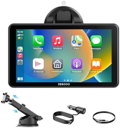 Carpuride Carplay Sans Fil Et Android Auto Avec Dash Cam - Écran