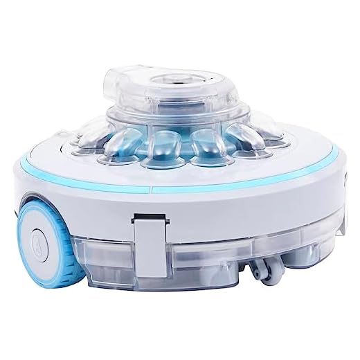Vidaxl Robot Limpiador De Piscina Inalámbrico Jardín Patio Terraza Exterior Eléctrico Limpiafondos Aspirador Sumergible Dejar Limpio 27 W