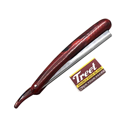 AAProTools New Barber Salon Cut Throat (Shavette) Straight Razor + 10 Blades