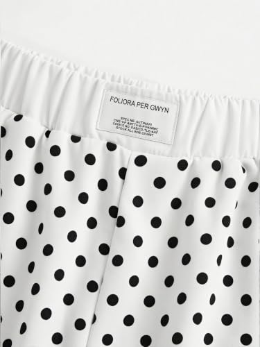 Image of RoseSeek Girl's Baggy Sweatpants Letter Patched Wide Leg Pants Elastic Waist Long Trousers Joggers Trendy