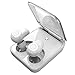 Wireless Earbuds for Android iPhone Bluetooth 5.0 Headphones with Mic 72 Hours Playtime Auto Pairing Cordless Wireless Earbuds Headset Noise Reduction Earphones with 2000 mAh Charging Case - White