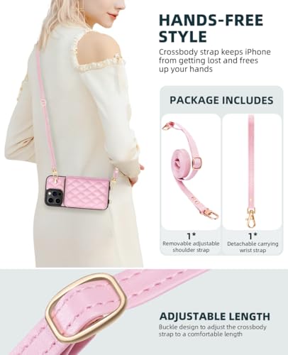 Housse iPhone 16 Pro Max avec blocage RFID et pochette zippée
