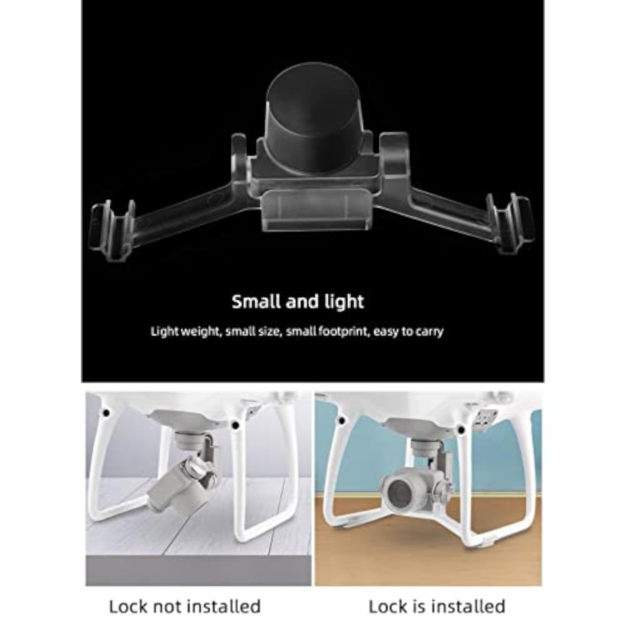 Gimbal Lock Camera Cover Protection for Phantom 4 Pro