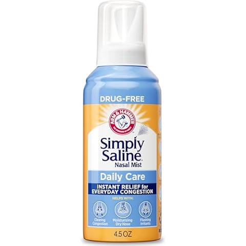 ARM & HAMMER Simply Saline Daily Care Nasal Mist 4.5oz Cover