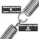 NICAVKIT 4 Stück Edelstahl Zugfedern mit Haken, Spannfeder Zugfeder 70mm freie Länge,Außendurchmesser 15mm,Drahtdurchmesser 2,2mm,Maximale Zugkraft 12KG - 2,2x15x70mm