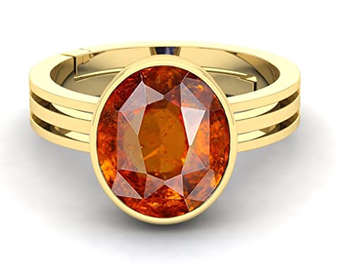 Bague Gomed en grenat hessonite, un lien avec la Terre