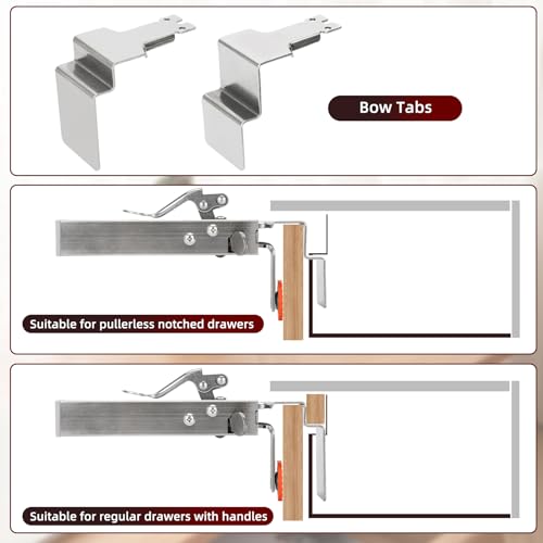 Image of Adjustable Drawer Fixing Clamp Drawer Front Installation Clamps Drawer Clamps for Drawer Panel Installation Fixing Clips,Easy, Efficient,and Fast Installation Drawer Fixing Clip