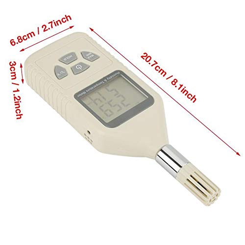 LCD digital termómetro higrómetro portátil Estable Temperatura Humedad Medidor de fábrica Aire Acondicionado C/F Termohigrómetro GM1360 Para laboratorio