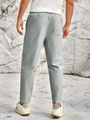 Image of Noble Monk Men's Formal Trousers | Regular Fit Stylish Pants for Men | Comfortable Solid Trousers | Classic Formal Wear for Men | Smart and Versatile Everyday Wear