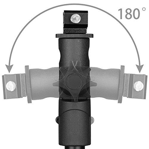 image for Camera Flash Speedlite Mount, ChromLives Professional Swivel Stand Lig