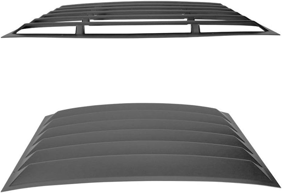 for Chevy for Camaro 2010-2015 Unpainted Rear Window Louver Cover Sun Shade Vent ABS 1pc Unfinished 901-82902