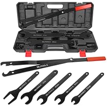 BILITOOLS Fan Clutch Removal Tool Kit, Fan Clutch Wrench Set 22 36 40 47 51 MM with Pulley Holder