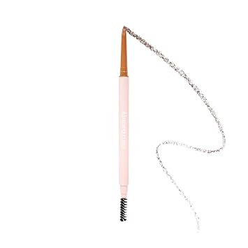 KARA BEAUTY Flick Fix Micro Brow Pencil Infused with Castor Oil Fine Tip and Spoolie Eyebrow Pencils for Women Makeup Eye Makeup Eyebrow Brush Kit Medium Brown