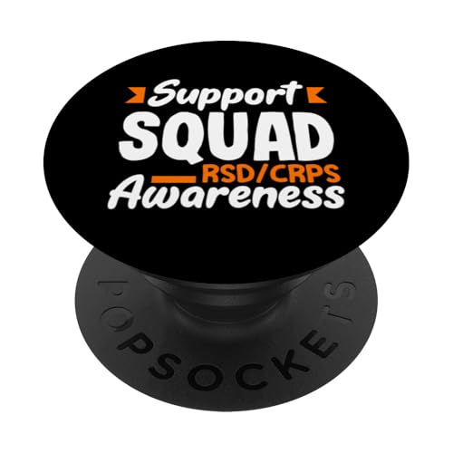 Mensaje audaz de Support Squad RSD CRPS Awareness PopSockets PopGrip Adhesivo