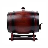 1. Getränkespenderbehälter aus Metall: -Material: Dieses Weinfass besteht aus einer kreativen Massivholzkombination, ist verschleißfest und kratzfest und leicht zu reinigen